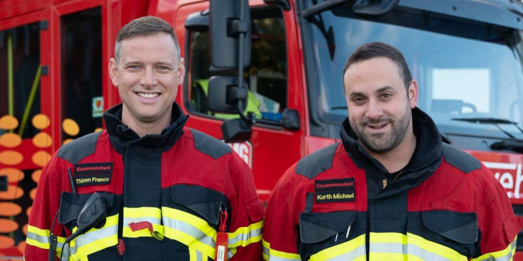 Neues Führungs-Duo für die Feuerwehr AMG